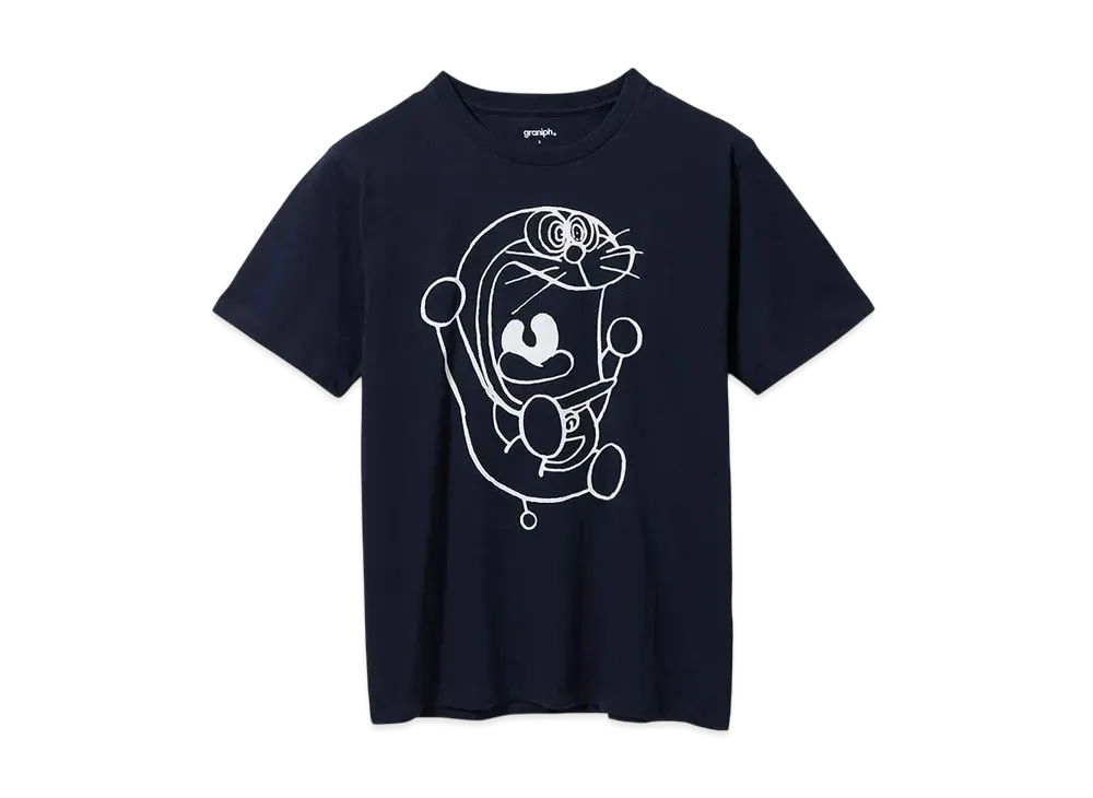 graniph x DORAEMON Panic T-Shirt "Navy"