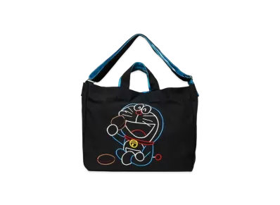 graniph x DORAEMON Dorayaki 2-Way Tote Bag "Black"