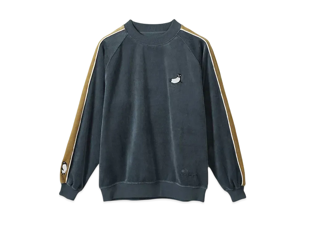 graniph x Chiharu Sakazaki Relax Velvet Track Sweat "Gray"