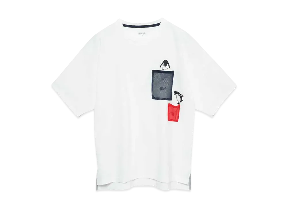 graniph x Chiharu Sakazaki Marching Big Silhouette T-Shirt "White"