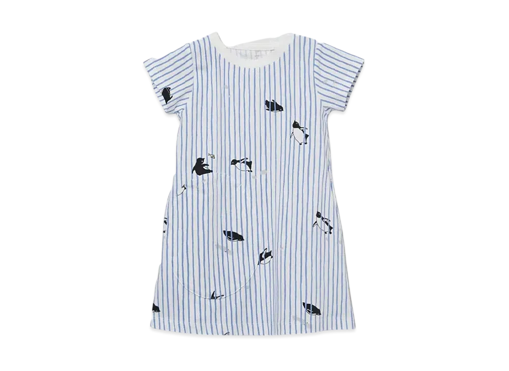 graniph x Chiharu Sakazaki Swimming Kids Pocketable One Piece "White"