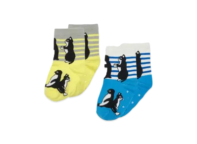graniph x Chiharu Sakazaki Line Up 2 Pairs Kids Socks "Multi"