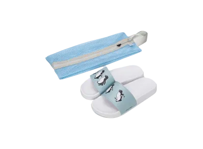 graniph x Chiharu Sakazaki Marching Slide Sandals "Blue"