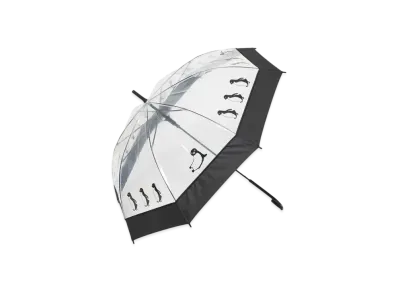 graniph x Chiharu Sakazaki Relaxing Plastic Umbrella "Black"