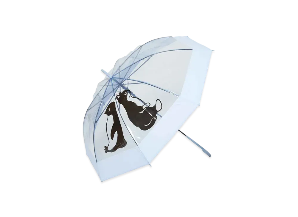 graniph x Chiharu Sakazaki Waiting For News Plastic Umbrella "Light Blue"