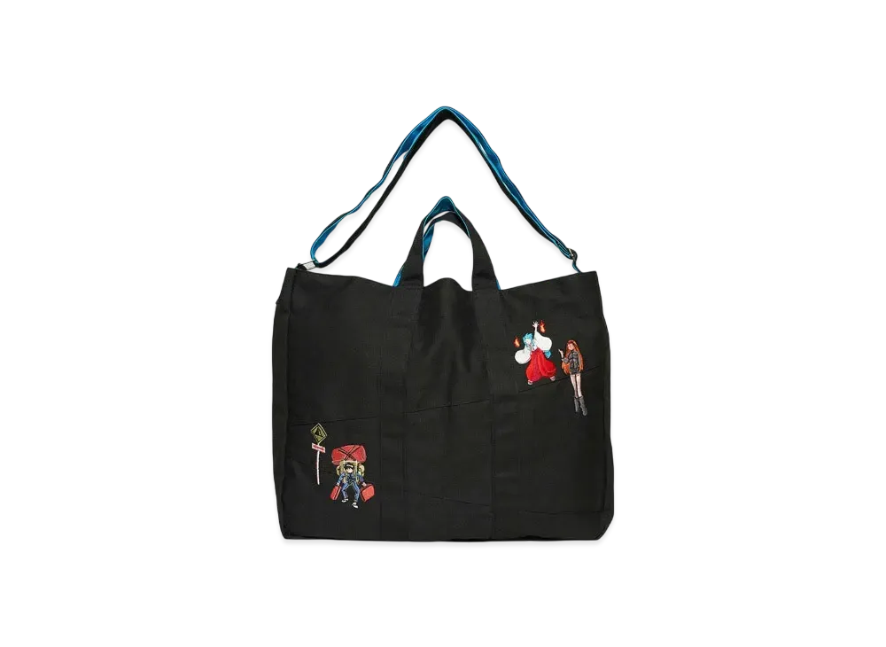 graniph x Takashi Shiina Akogina MikamiSan 2-Way Tote Bag "Black"