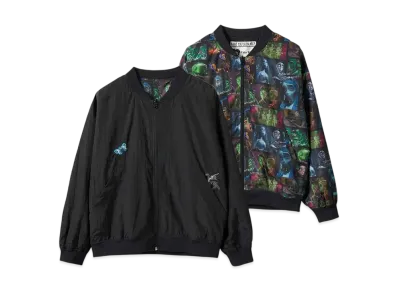 graniph x Tim Burton's Corpse Bride The World Of The Living And The Dead Reversible Blouson "Multi"