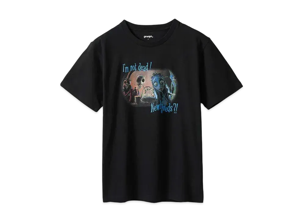 graniph x Tim Burton's Corpse Bride Awakening T-Shirt "Black"