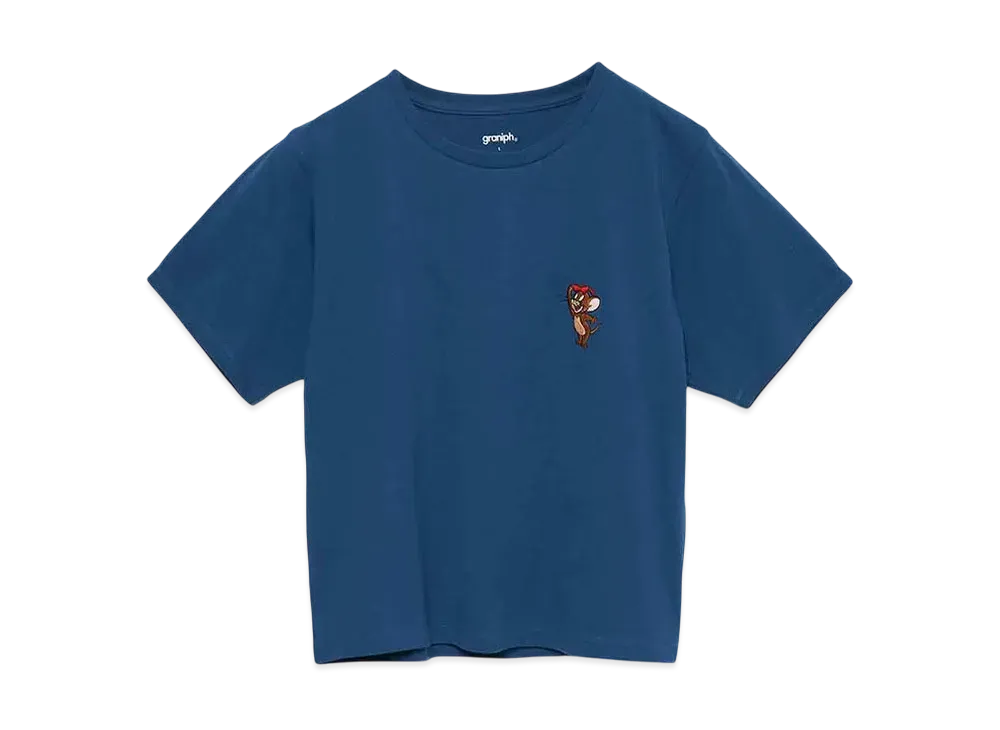 graniph x Tom and Jerry Jerry & Sunglasses Compact T-Shirt "Blue"