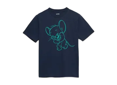 graniph x Tom and Jerry Laughing Jelly T-Shirts "Navy"