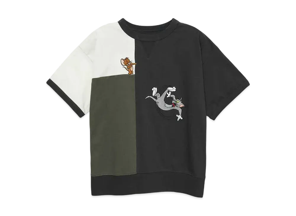 graniph x Tom and Jerry Fall Kids Rib T-Shirt "Sumikuro"