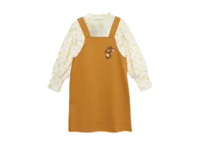 graniph x Tom and Jerry Cheese And Jelly 2 Kids Layered One Piece "Camel"