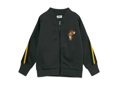 graniph x Tom and Jerry Cheese And Jelly 2 Kids Jersey Zip Jacket "Sumikuro"