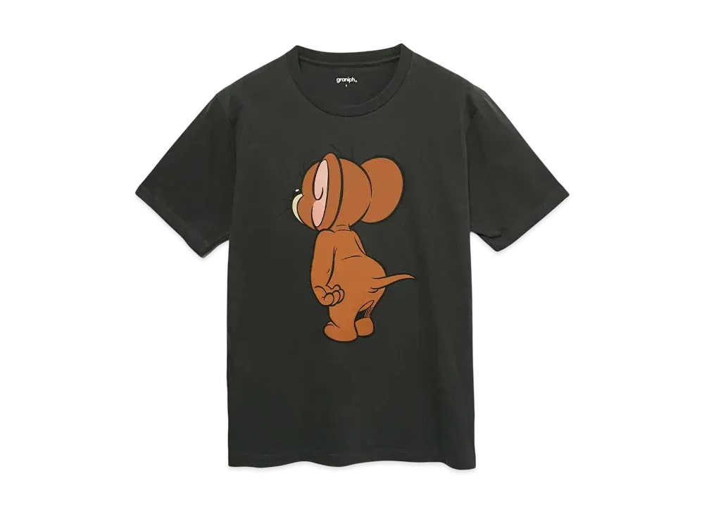 graniph x Tom and Jerry Back Of Jerry T-Shirt "Sumikuro"