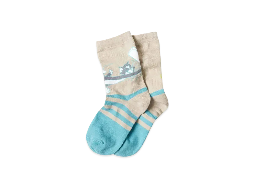graniph x Tom and Jerry Homerun Middle Socks "Multi"