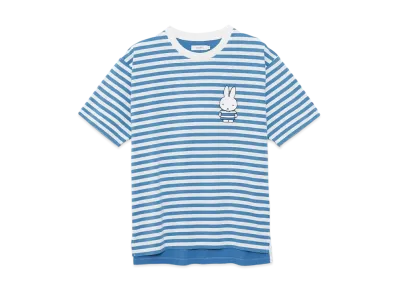 graniph x Miffy Border Back Waffle T-Shirt "Blue"