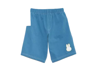 graniph x Miffy Face Line Pattern Kids Dry Big T-Shirt & Dry Shorts Set "White"