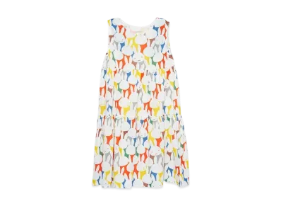 graniph x Miffy Pattern 2 Kids Tiered One Piece "Multi"