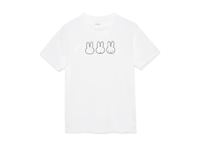 graniph x Miffy Face Line T-Shirt "White"