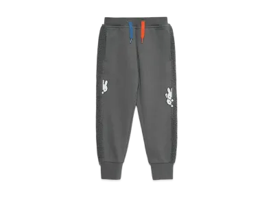 graniph x Miffy Hide And Seek Kids Fleece Sweatpants "Gray"