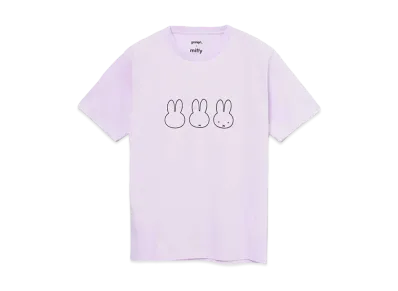 graniph x Miffy Face Line T-Shirt "Fuji"