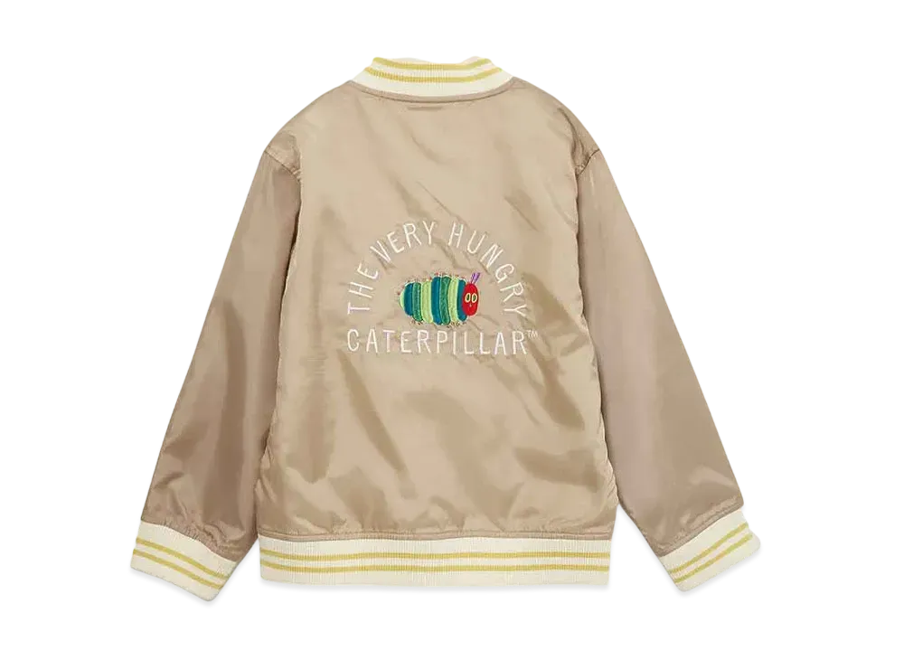 graniph x Eric Carle Very Hungry Caterpillar College Kids Lightweight Blouson "Beige"