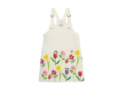 graniph x Eric Carle Flowers Kids Jumper Skirt "Heather Natural"