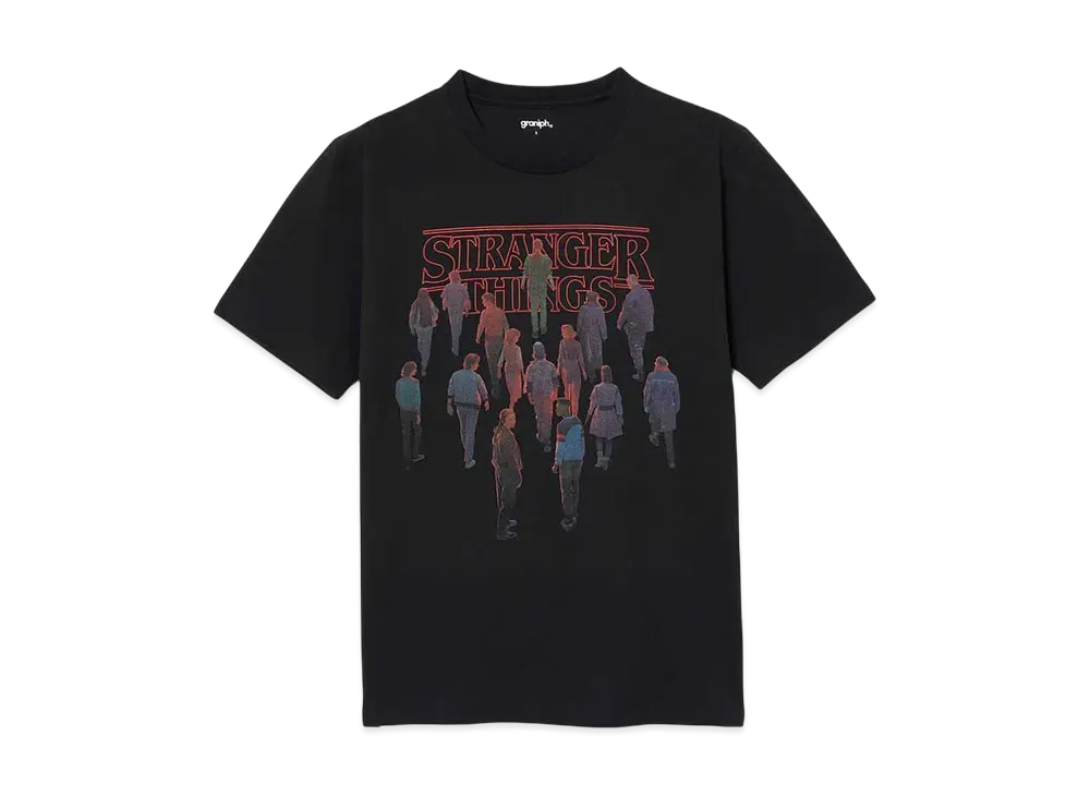 graniph x Stranger Things Season 4 T-Shirts "Black"