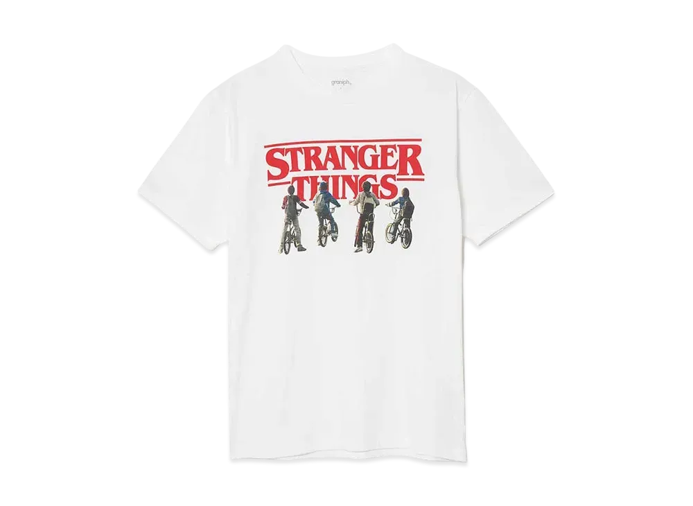 graniph x Stranger Things T-Shirts "White"