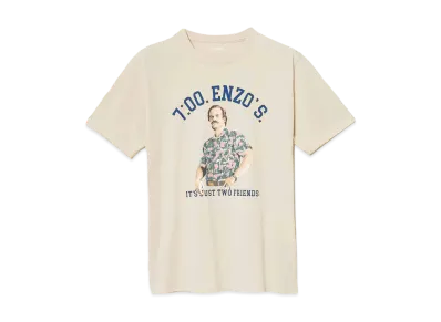 graniph x Stranger Things 7:00.ENZO'S. T-Shirt "Ice Gray"