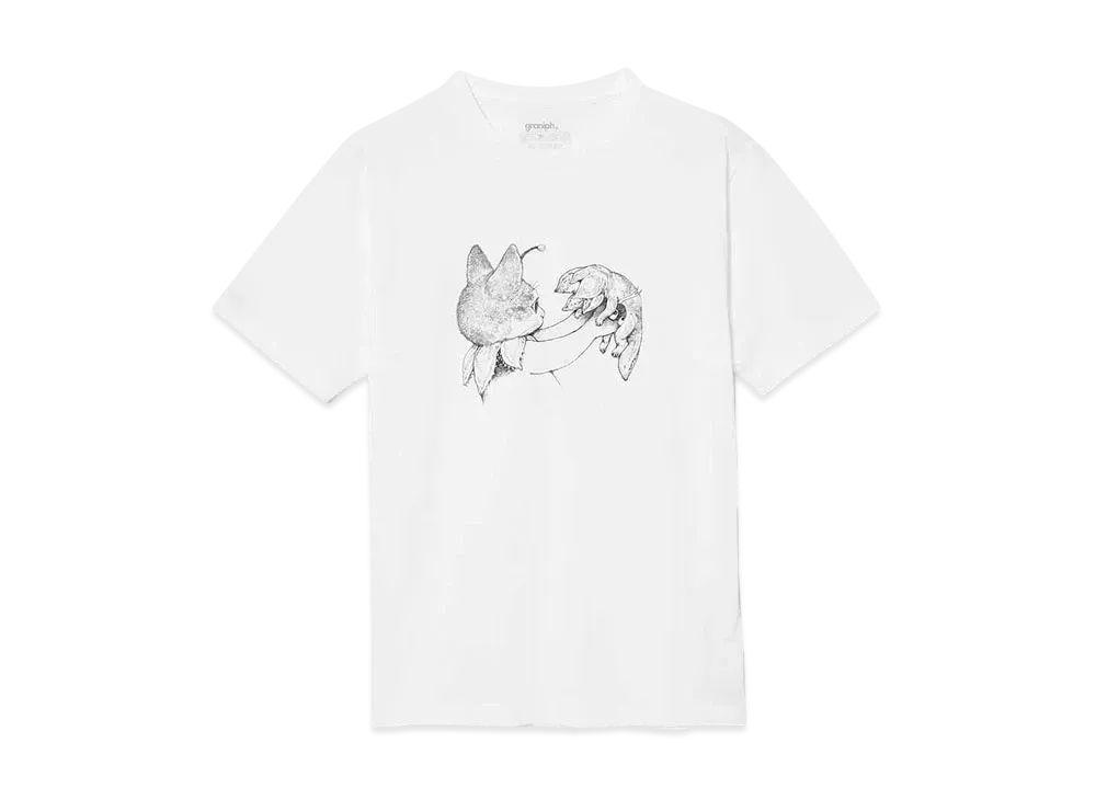 graniph x Stranger Things Drawn By Yuko Higuchi 1 T-Shirts "White"