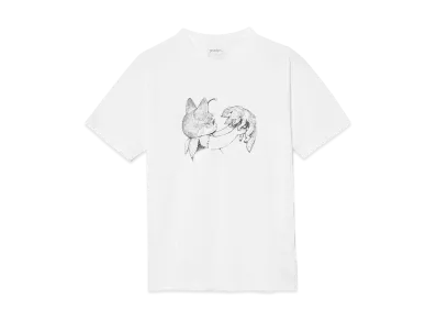 graniph x Stranger Things Drawn By Yuko Higuchi 1 T-Shirts "White"