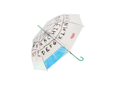 graniph x Stranger Things RUN Plastic Umbrella "Multi"
