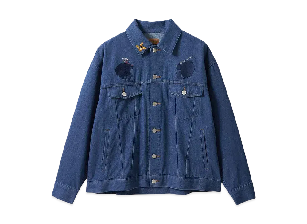 graniph x ONE PIECE Sea Warrior Denim Jacket "Blue"