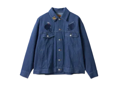 graniph x ONE PIECE Sea Warrior Denim Jacket "Blue"