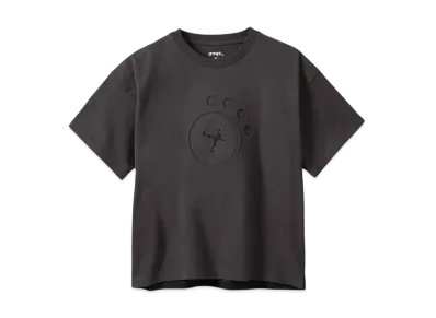 graniph x ONE PIECE Nikuniku Fruit Kids Big Silhouette T-Shirt "Sumikuro"