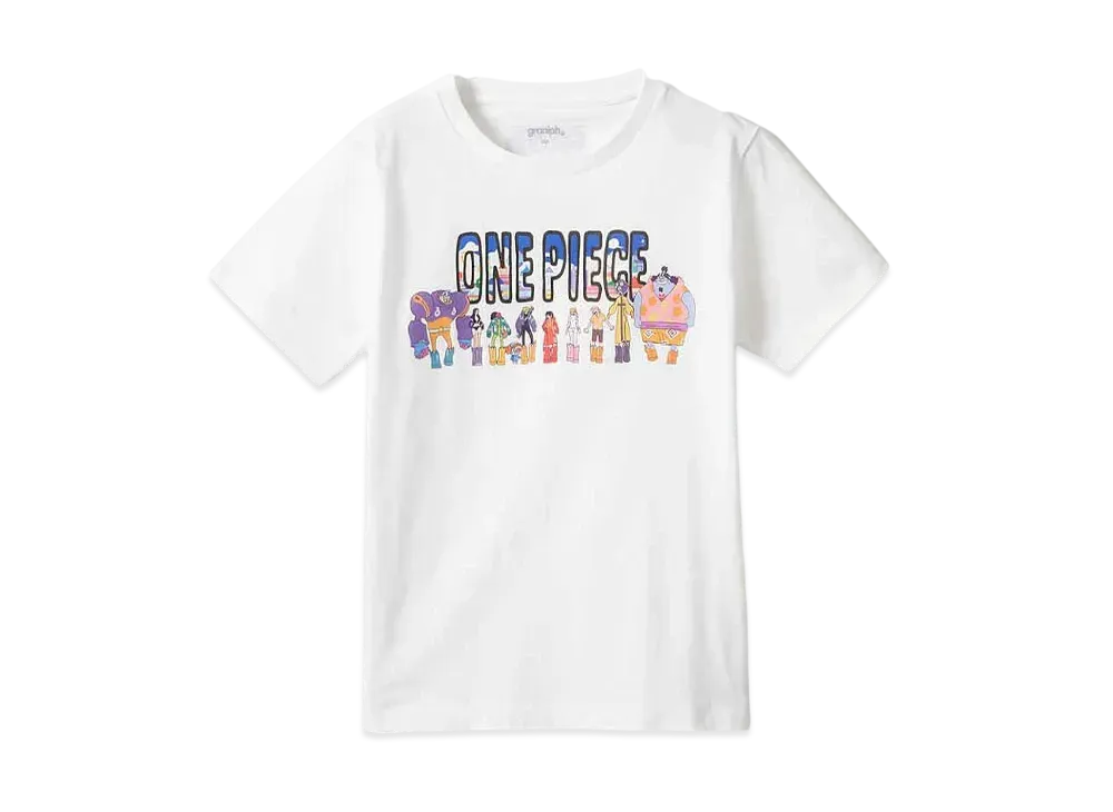 graniph x ONE PIECE Egghead Kids T-Shirt "White"