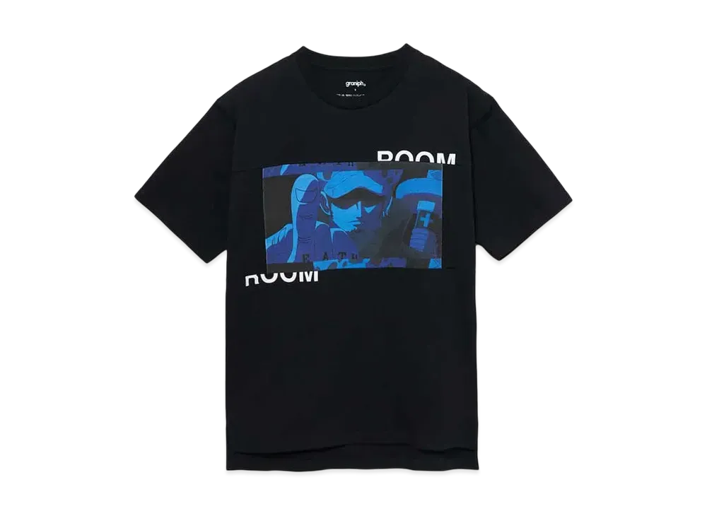graniph x ONE PIECE Cutting T-Shirt "Black"