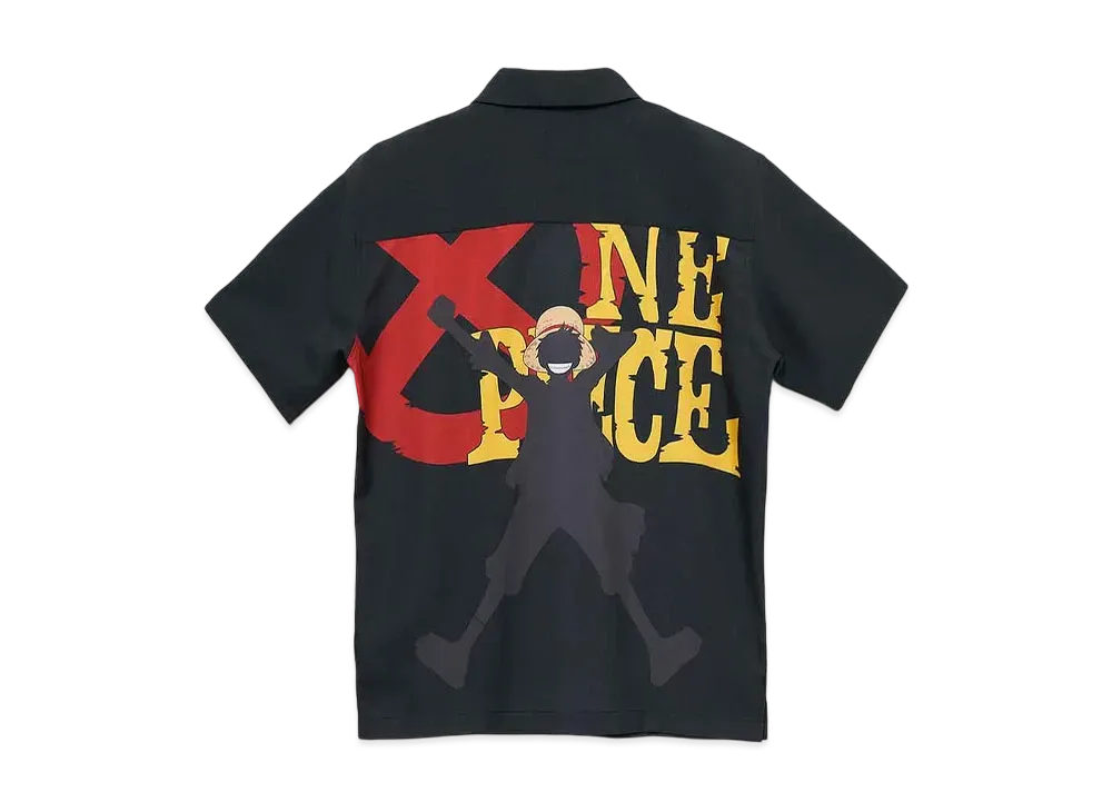 graniph x ONE PIECE I Will Become The Pirate King! Big Silhouette Short Sleeve Shirt "Black"