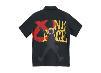 graniph x ONE PIECE I Will Become The Pirate King! Big Silhouette Short Sleeve Shirt "Black"