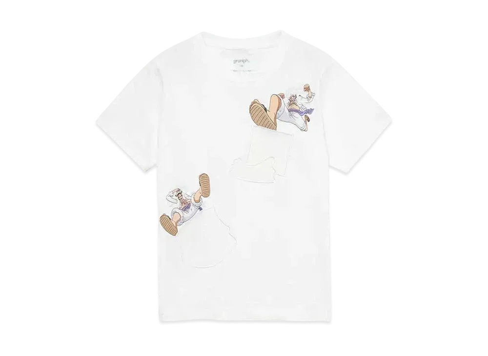 graniph x ONE PIECE Highest Point Kids T-Shirt "White"
