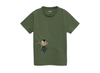 graniph x ONE PIECE Onigiri Kids T-Shirt "Khaki"