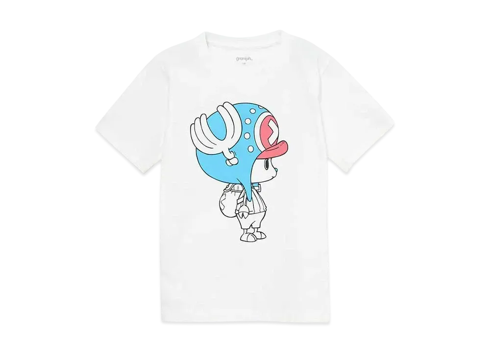 graniph x ONE PIECE Tony Tony Chopper Kids T-Shirt "White"