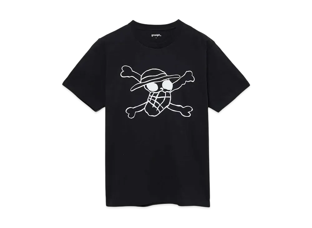 graniph x ONE PIECE Our Mark T-Shirt "Black"