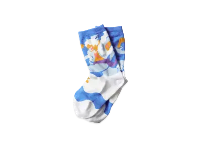 graniph x ONE PIECE Gear 5 Middle Socks "Blue"
