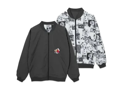 graniph x Inuyasha Iron Car Reversible Blouson "Gray"