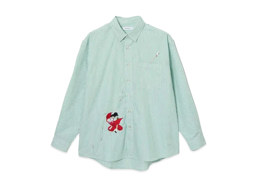 graniph x Inuyasha Shikon No Tama Loose Fit Shirt "Green"