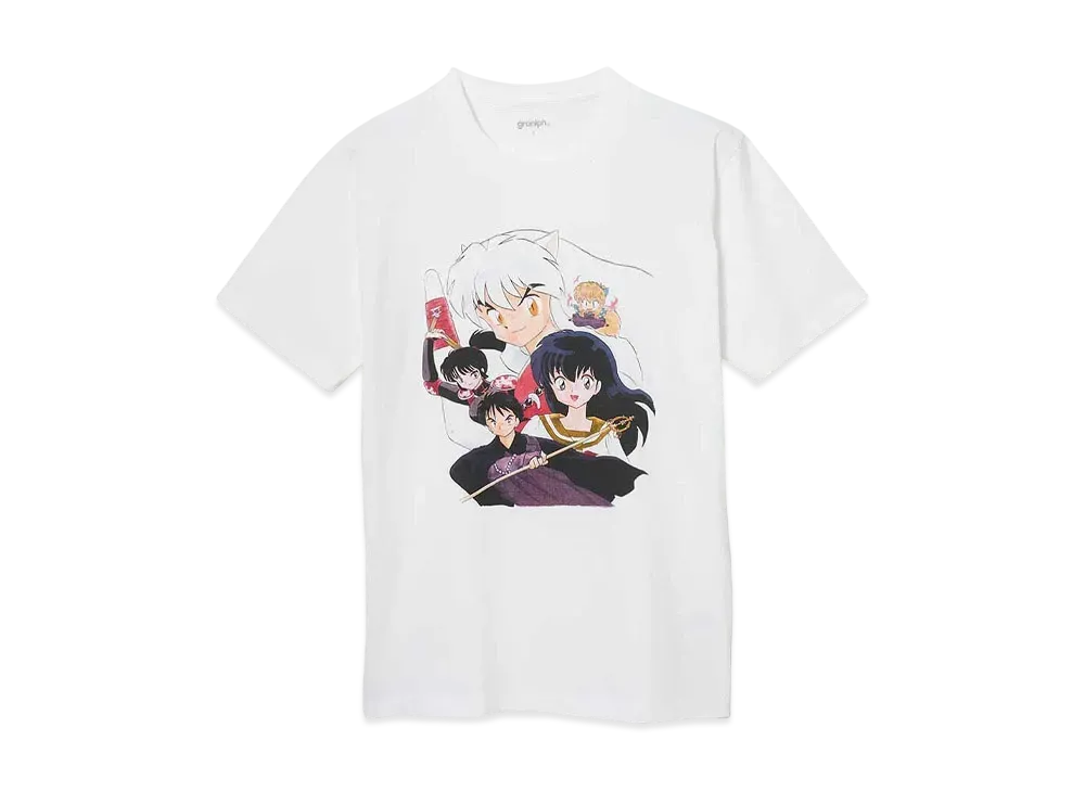 graniph x Inuyasha And His Gang T-Shirt "White"
