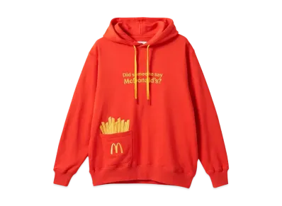 graniph x McDonald's French Fries Pocket 2 Fleece Loose Fit Parka "Red"