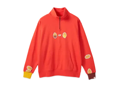 graniph x McDonald's Chicken Mcnuggets Fleece Half Zip Sweat "Red"